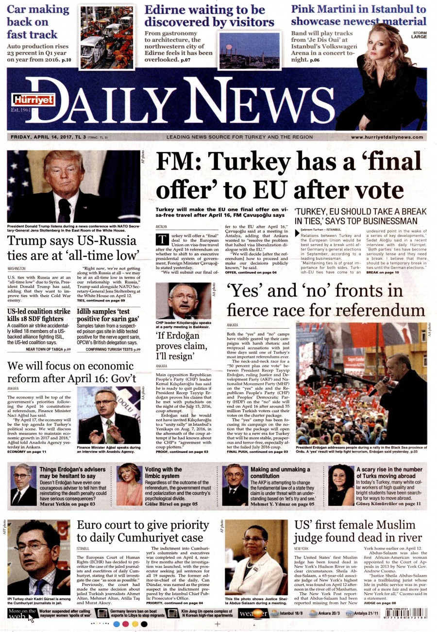 Hürriyet Daily News