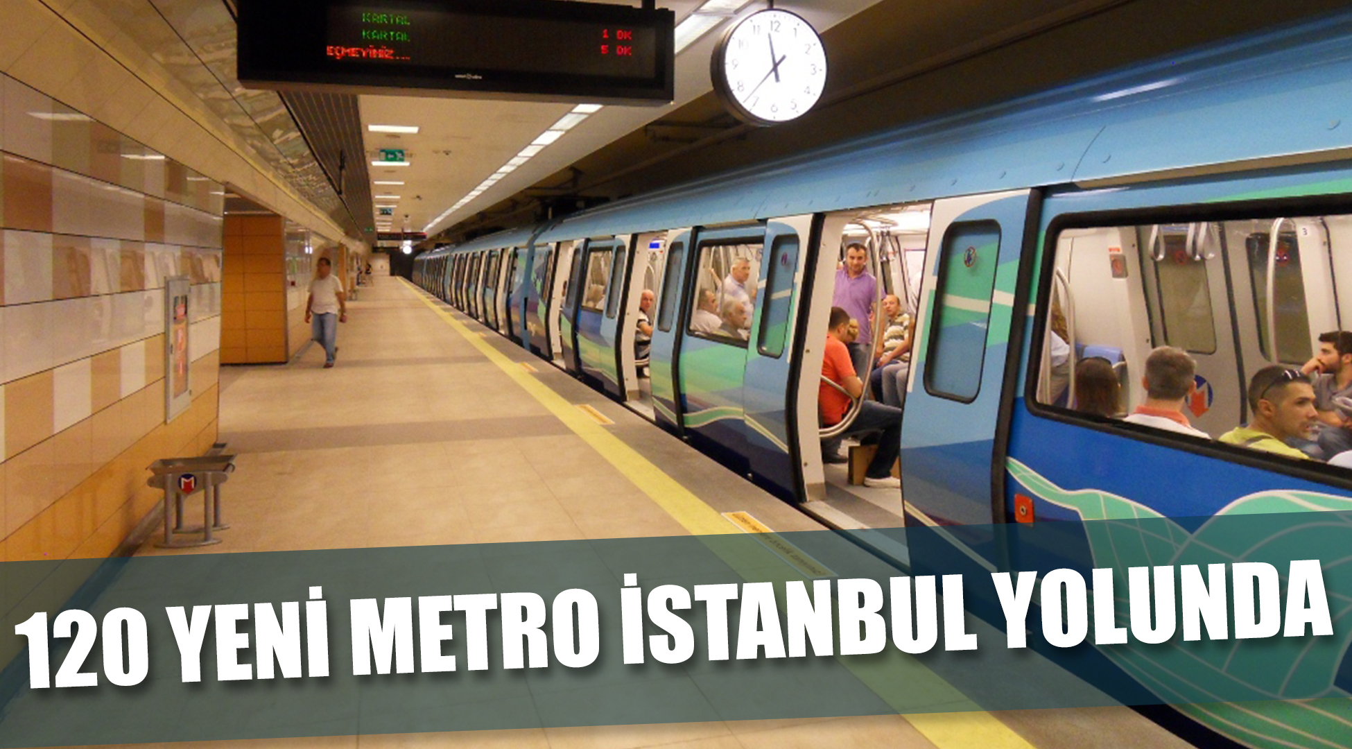İstanbul'a 120 yeni metro daha geliyor
