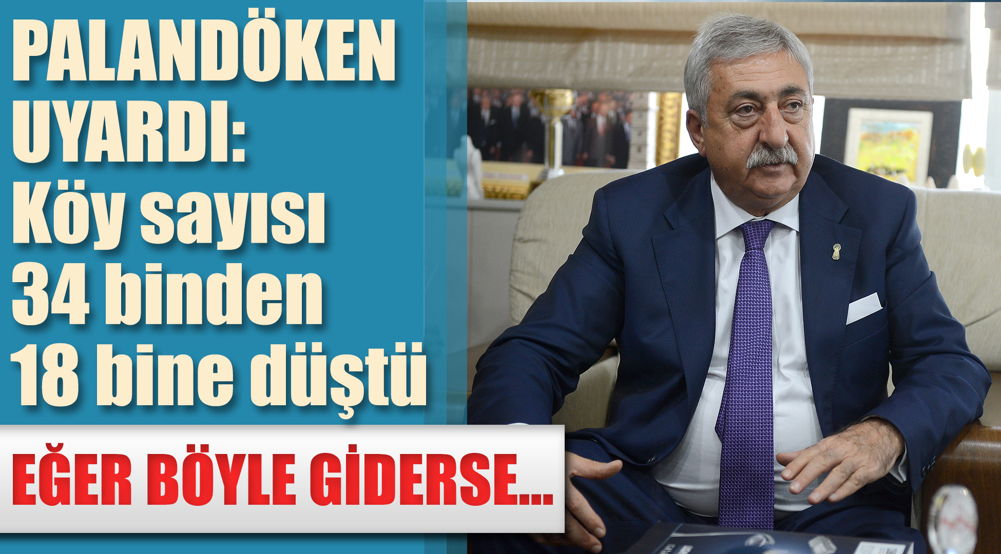TESK Genel Başkanı Palandöken'den kritik tarım uyarısı